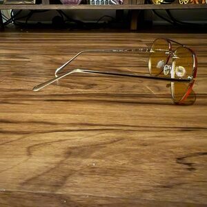 Stylish Gold and Red Sunglasses